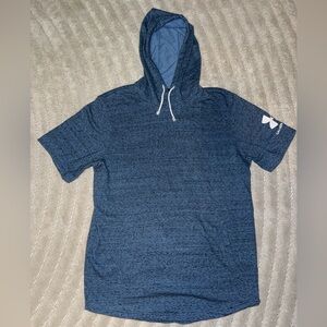 Under Armour Men's Heathered Blue Hoodie